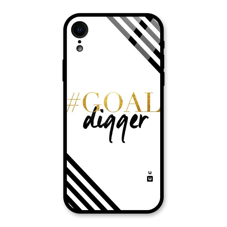 Goal Digger Glass Back Case for iPhone XR