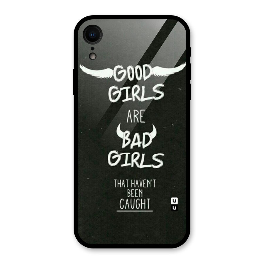 Good Bad Girls Glass Back Case for iPhone XR