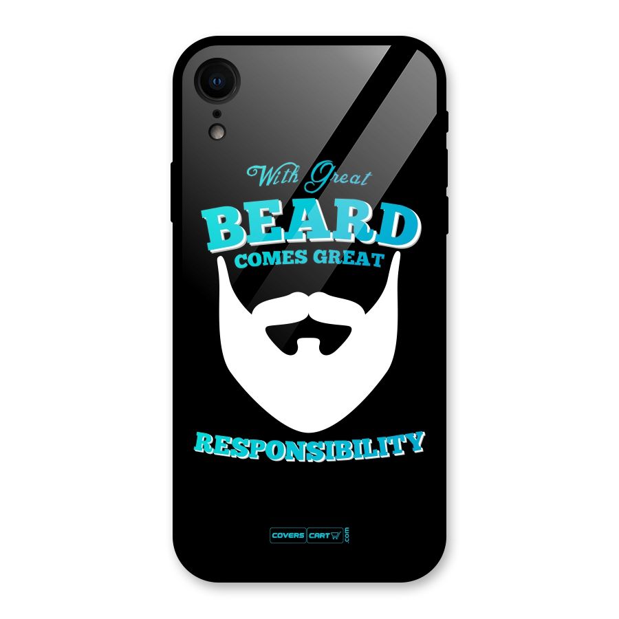 Great Beard Glass Back Case for iPhone XR