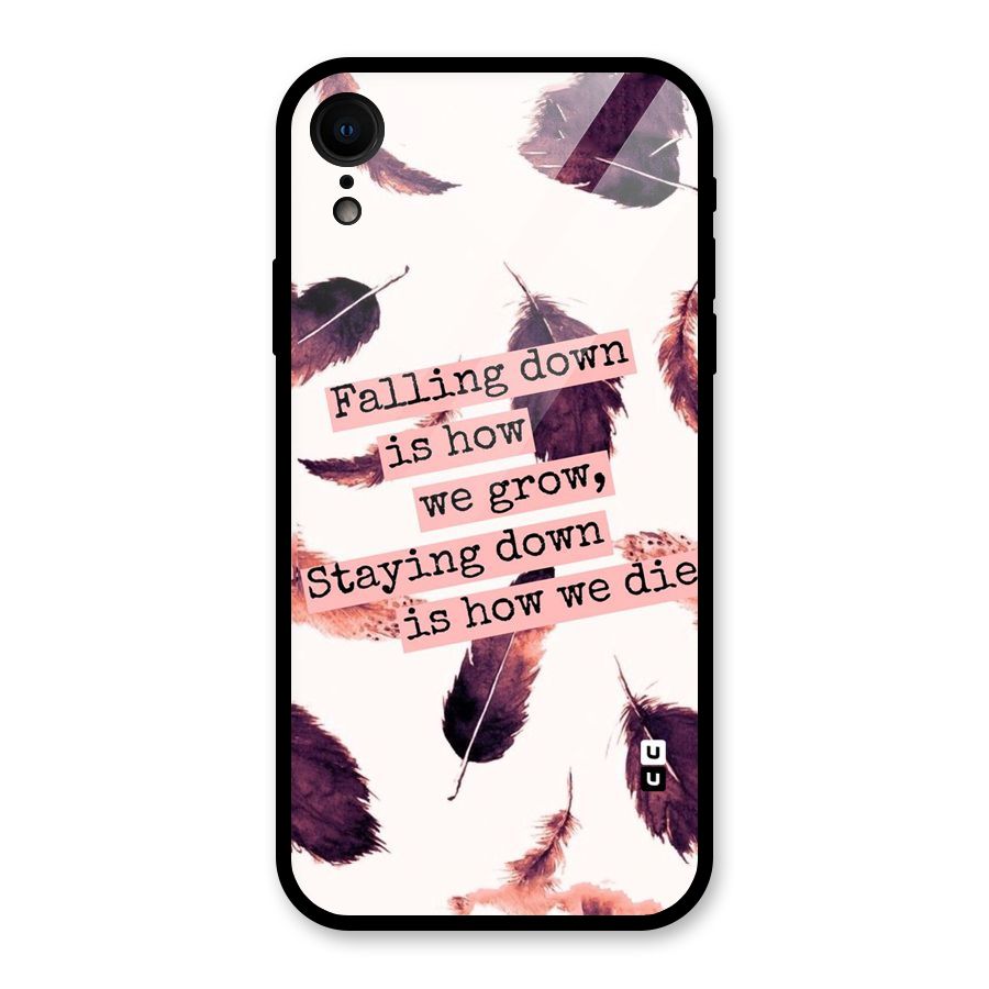 Grow Glass Back Case for iPhone XR