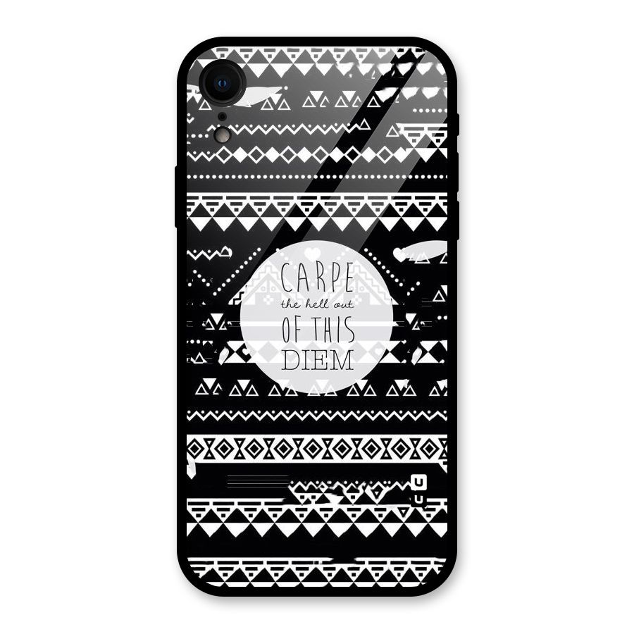 Hell Diem Glass Back Case for iPhone XR