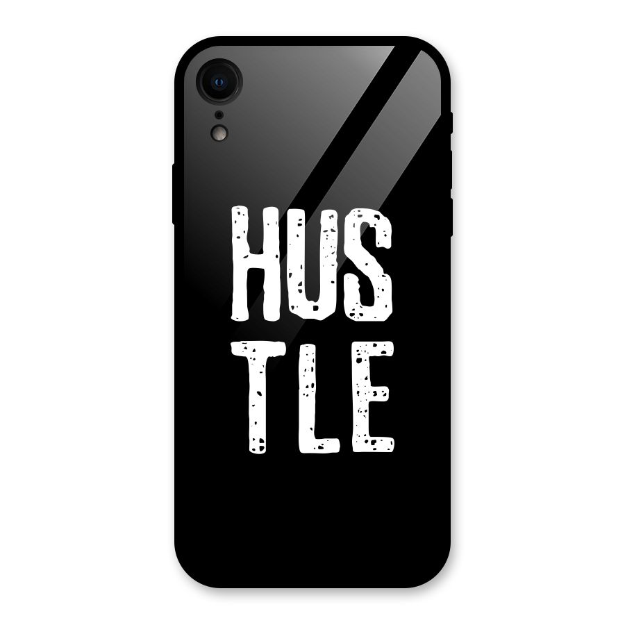 Hustle Glass Back Case for iPhone XR