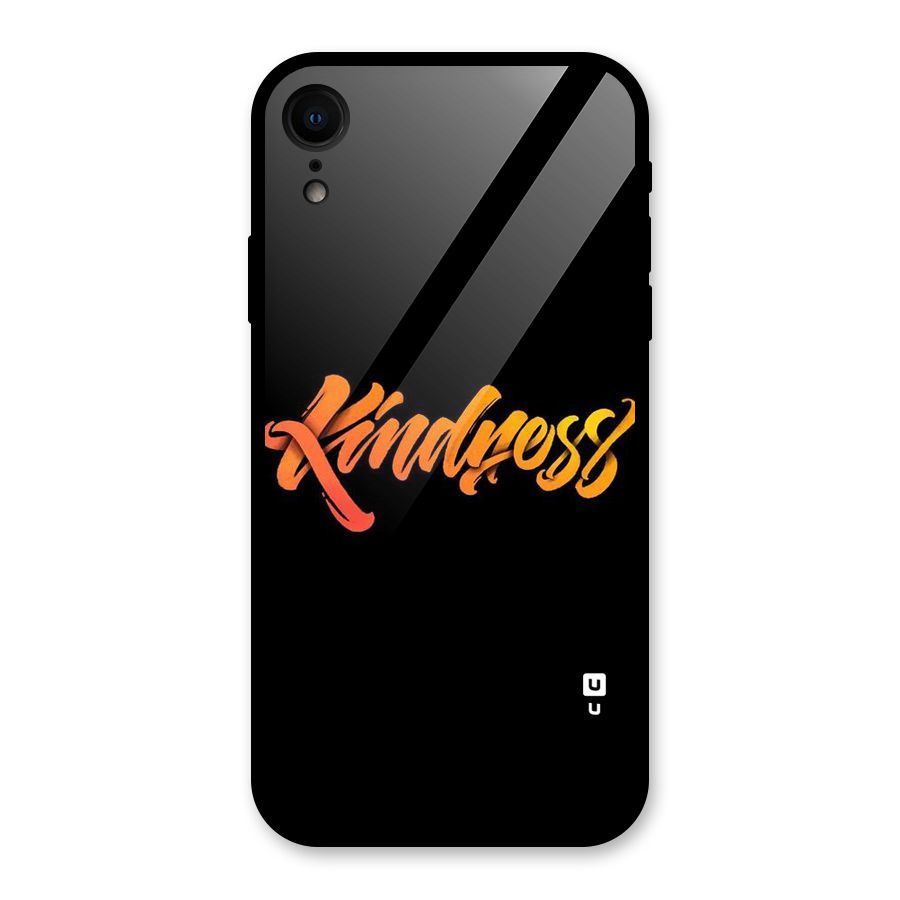 Kindness Glass Back Case for iPhone XR