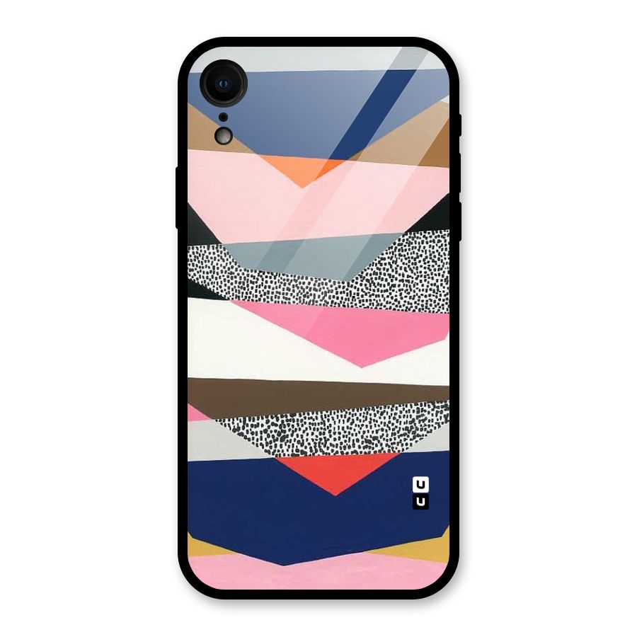 Lethal Abstract Glass Back Case for iPhone XR