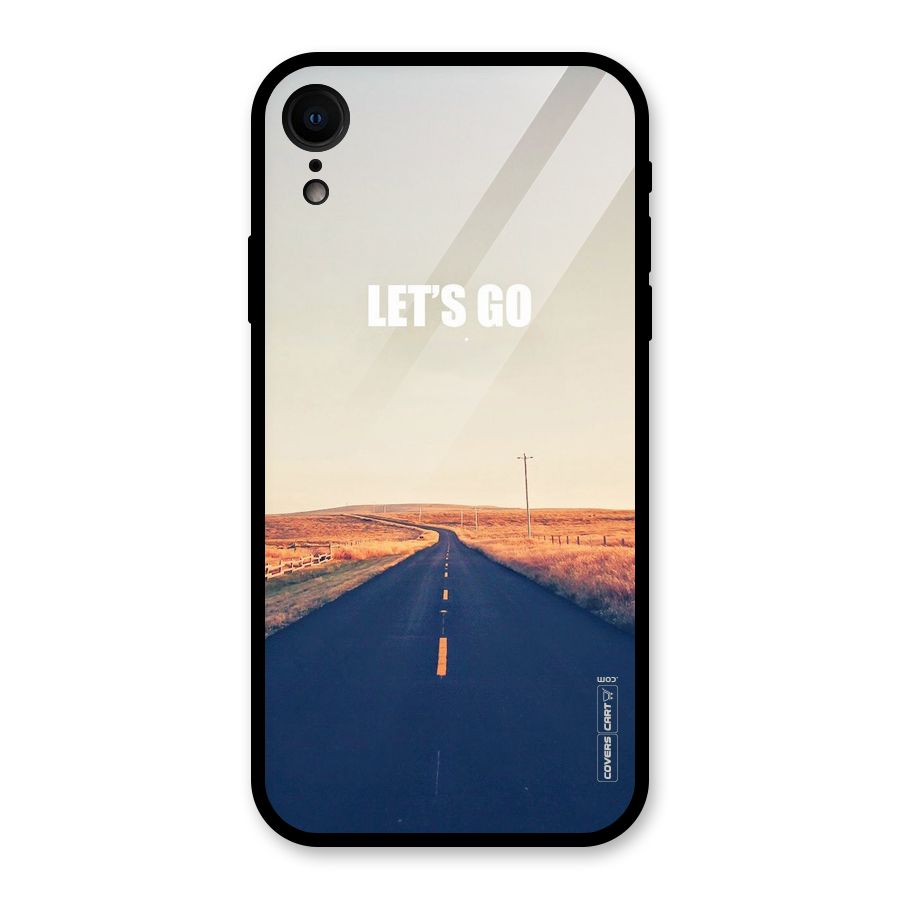 Lets Wander Glass Back Case for iPhone XR