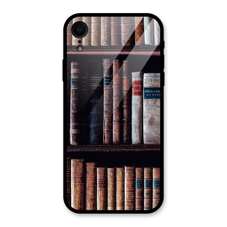 Library Love Glass Back Case for iPhone XR