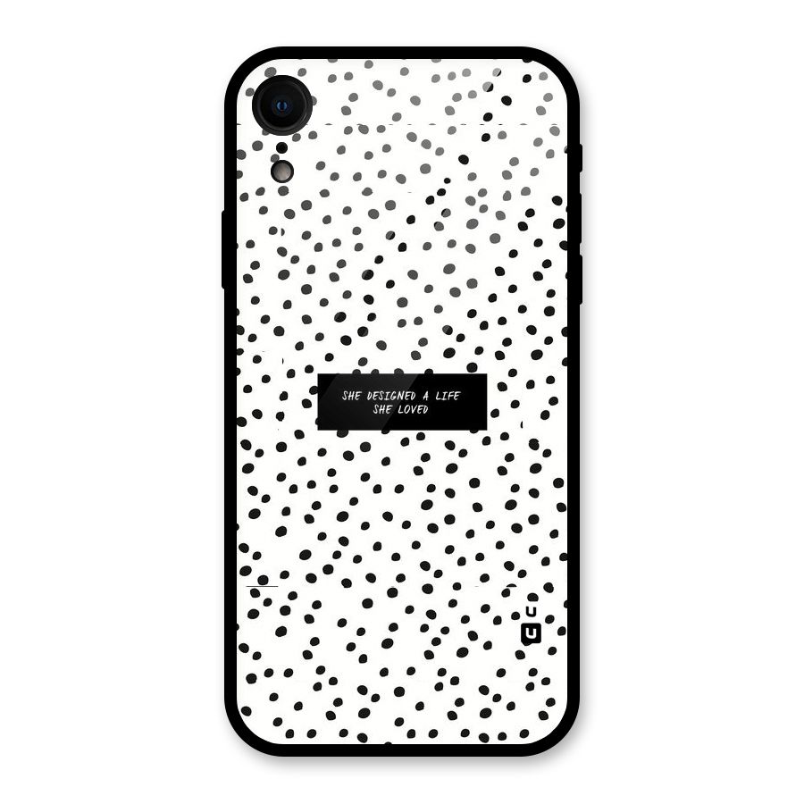 Life Loved Glass Back Case for iPhone XR