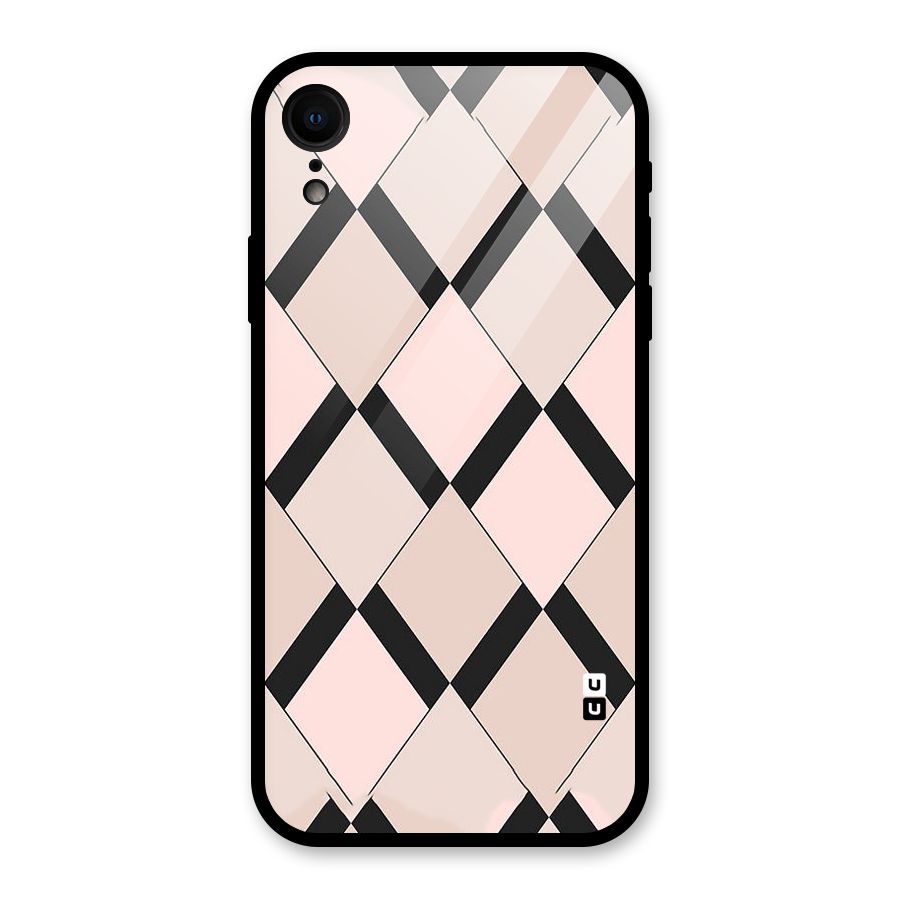 Light Pink Glass Back Case for iPhone XR