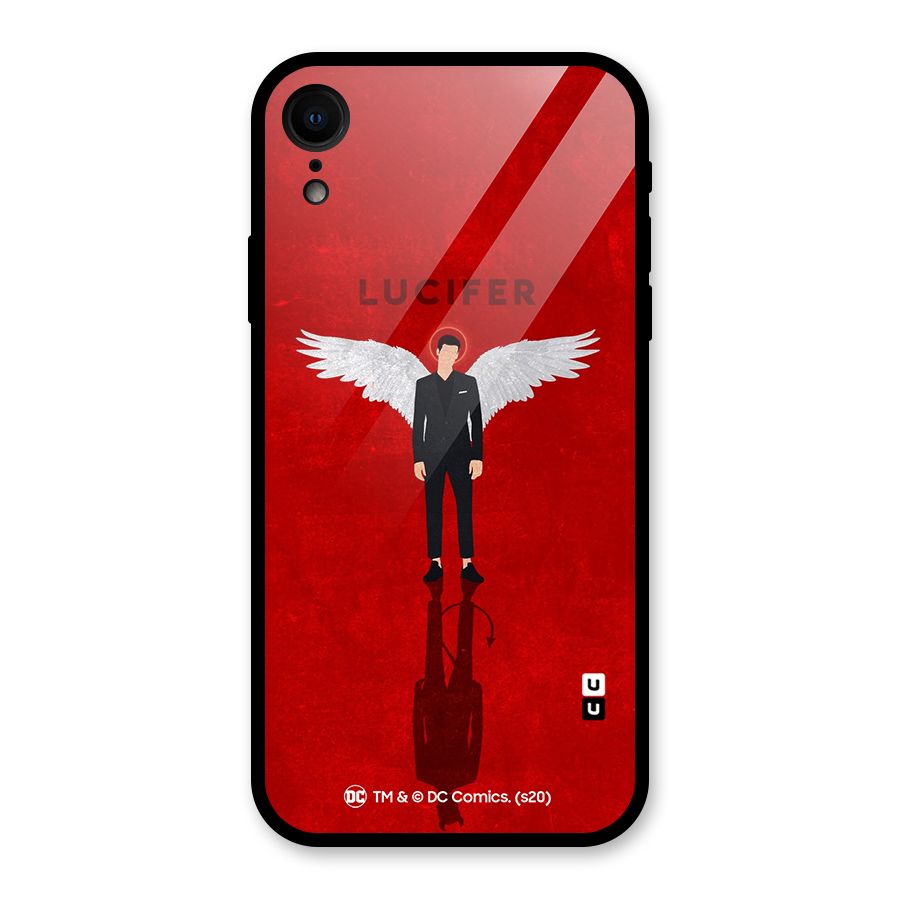 Lucifer Archangel Shadow Glass Back Case for iPhone XR