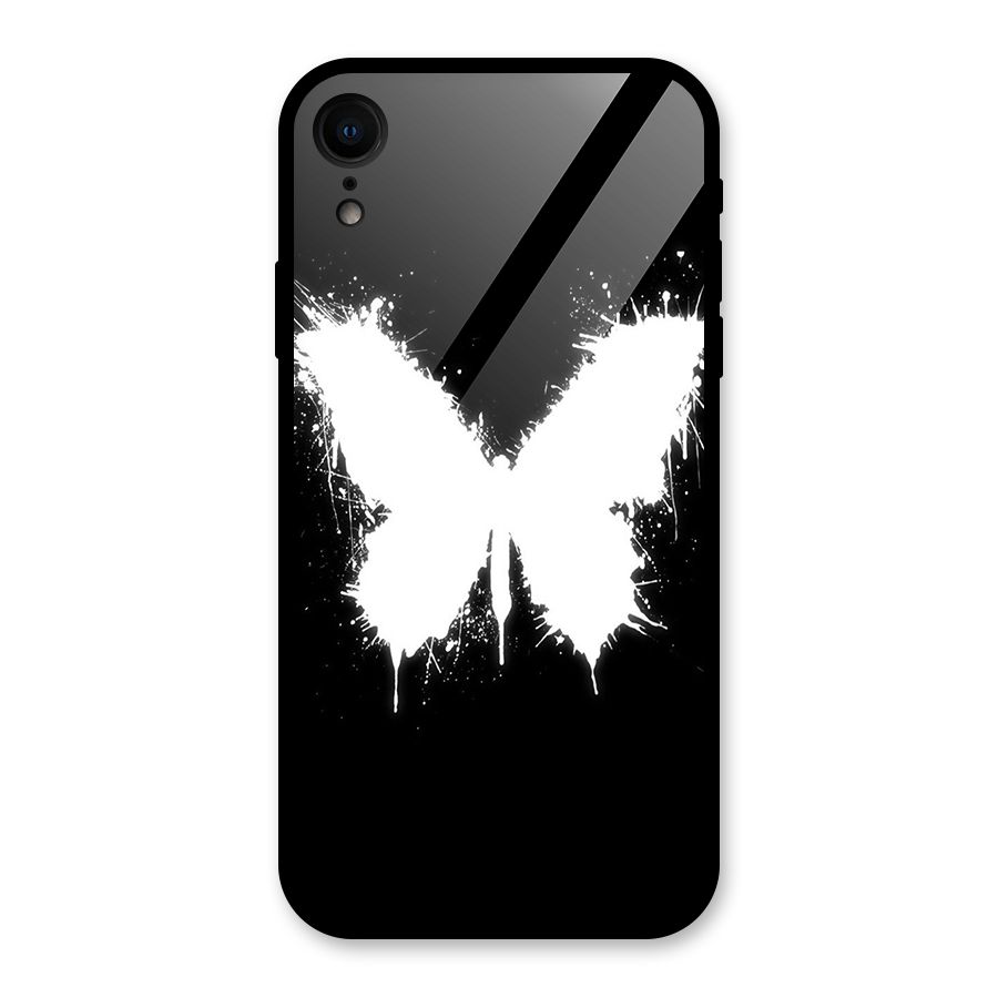 Magic Butterfly Glass Back Case for iPhone XR