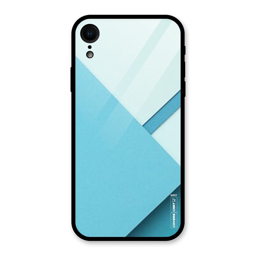 Material Design Glass Back Case for iPhone XR