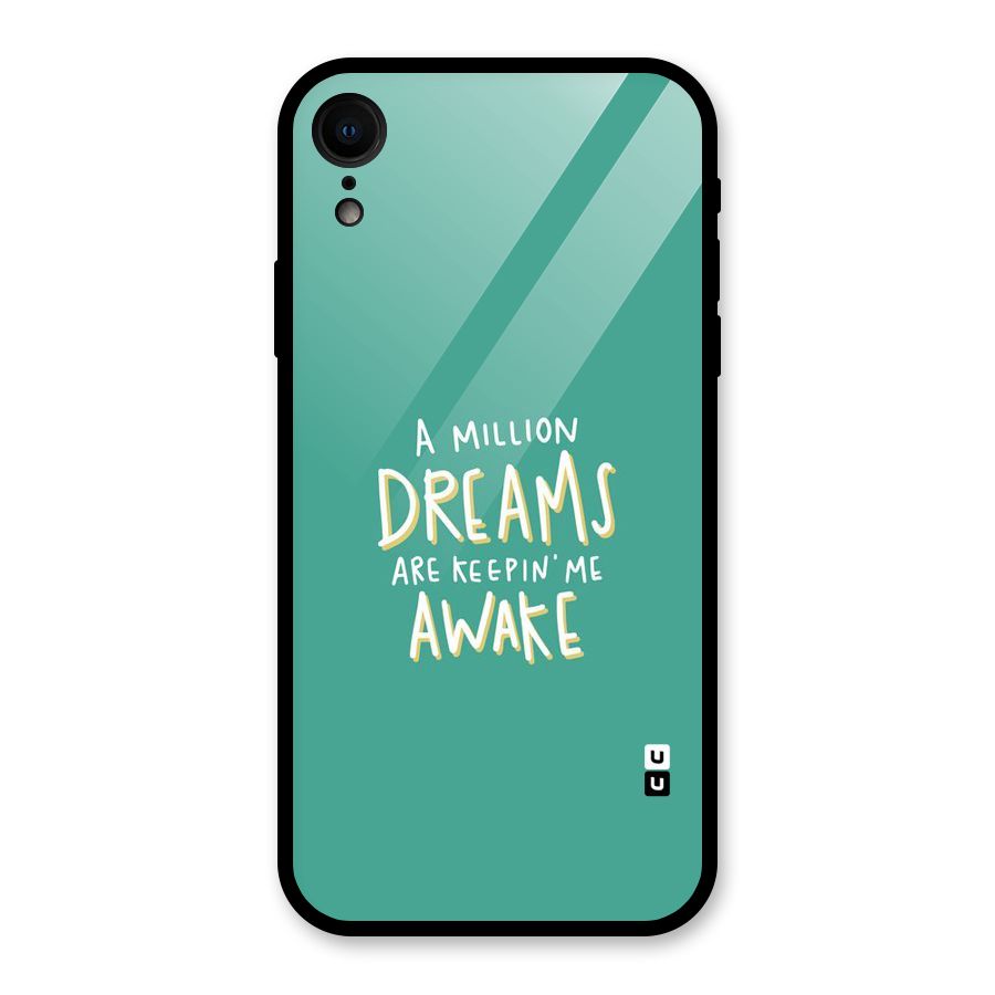 Million Dreams Glass Back Case for iPhone XR