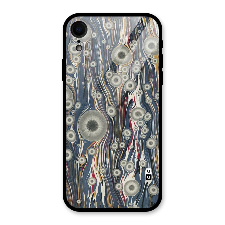 Mini Circles Glass Back Case for iPhone XR