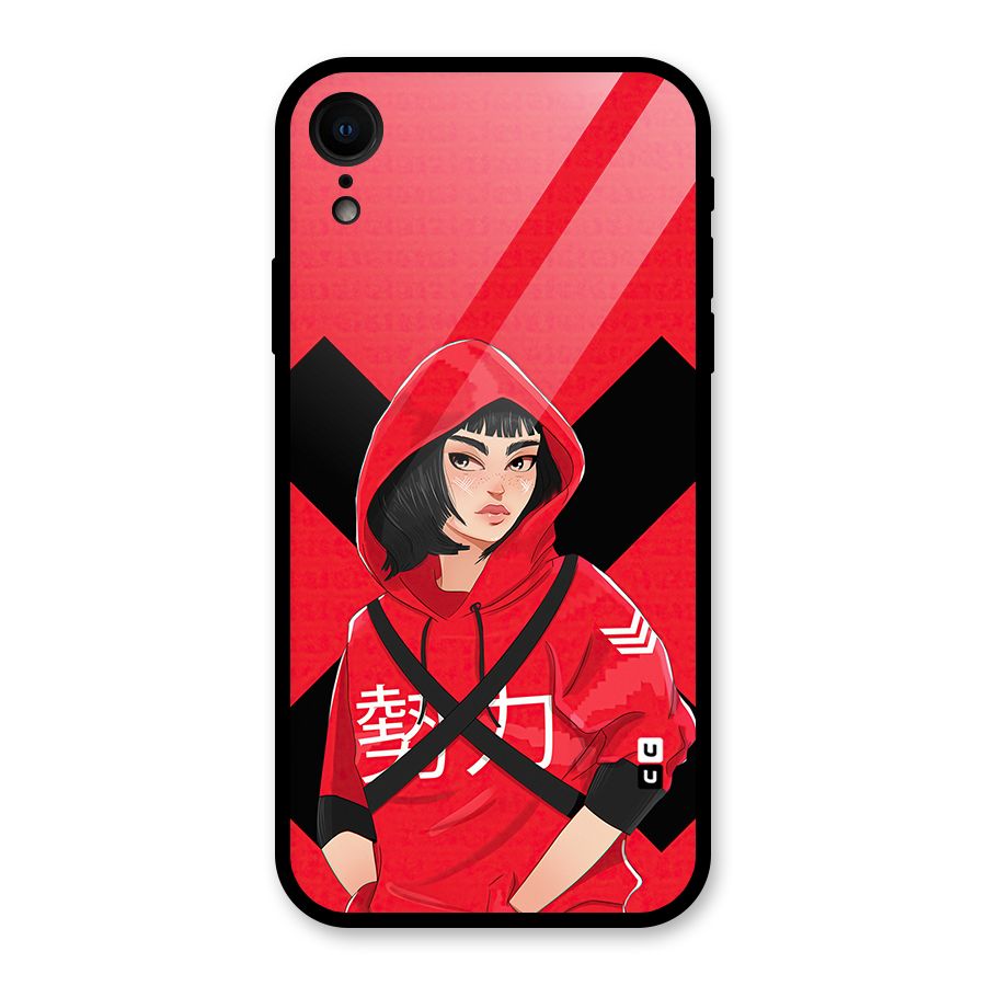 Money Heist Tokyo Digital Art Glass Back Case for iPhone XR