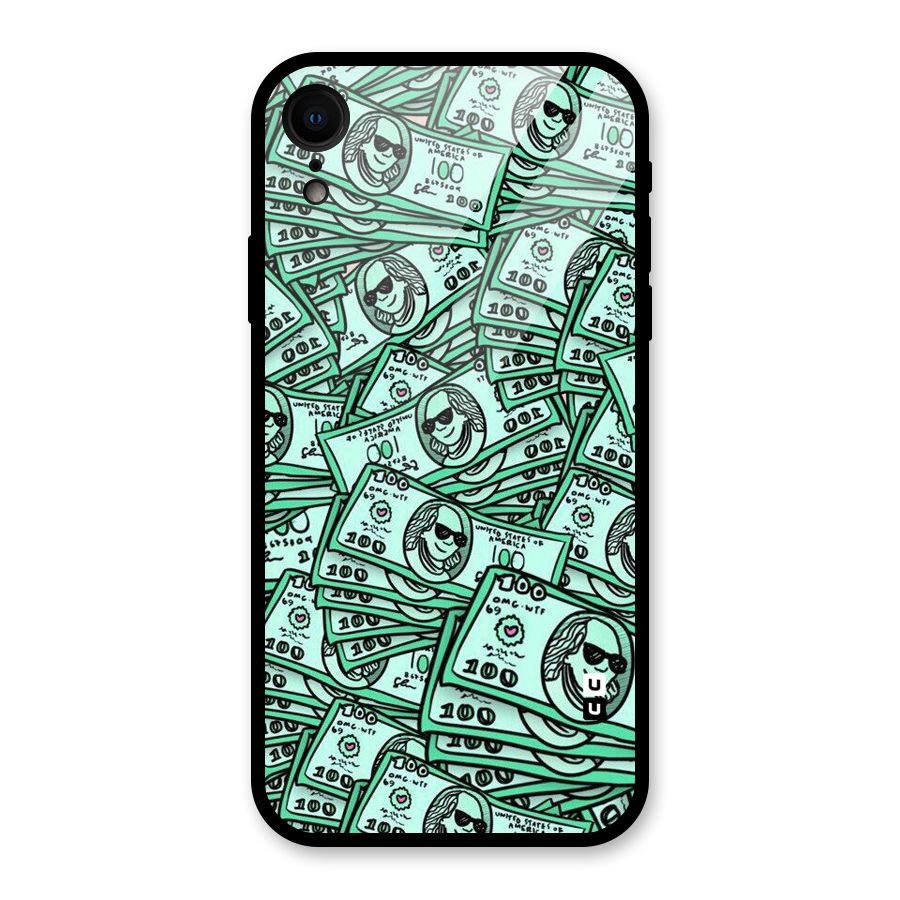 Money Swag Glass Back Case for iPhone XR