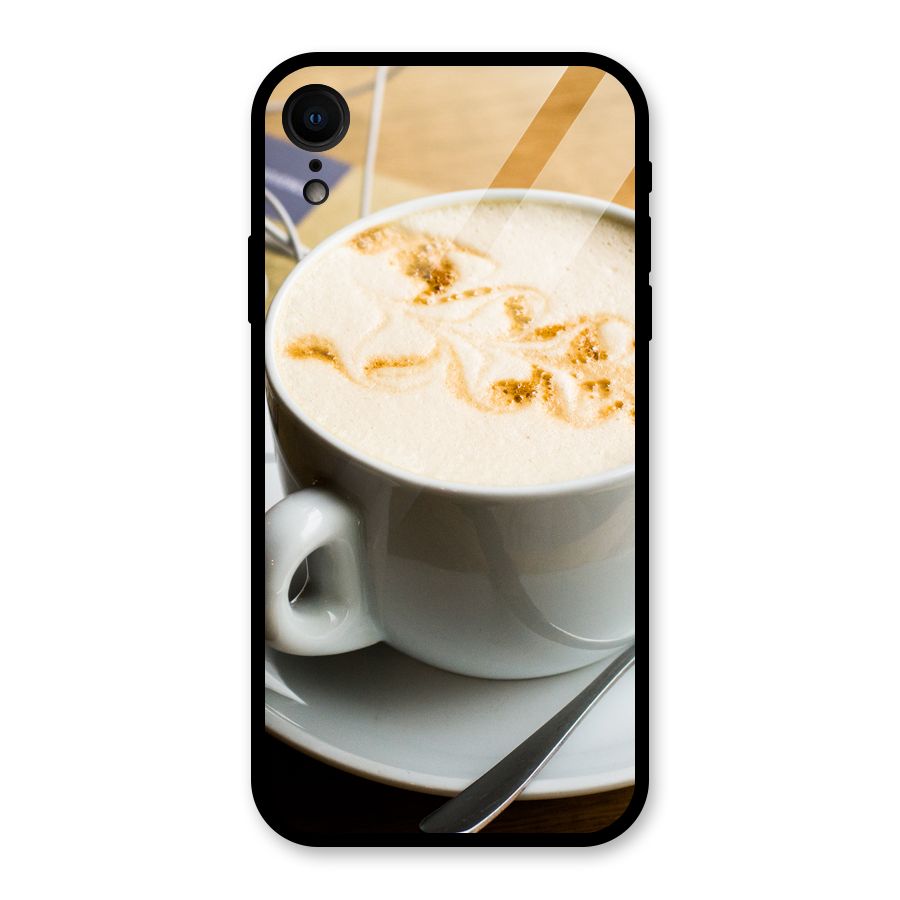 Morning Coffee Glass Back Case for iPhone XR