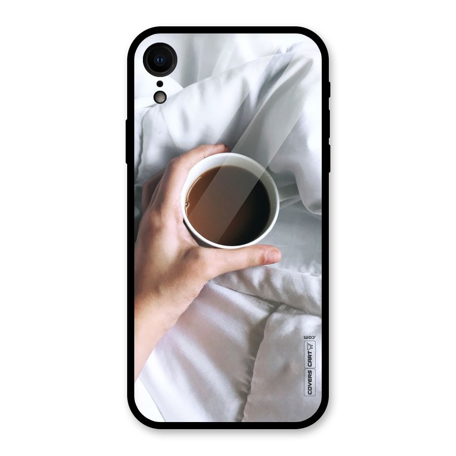 Morning Mocha Glass Back Case for iPhone XR