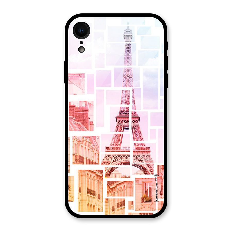 Mosiac City Glass Back Case for iPhone XR