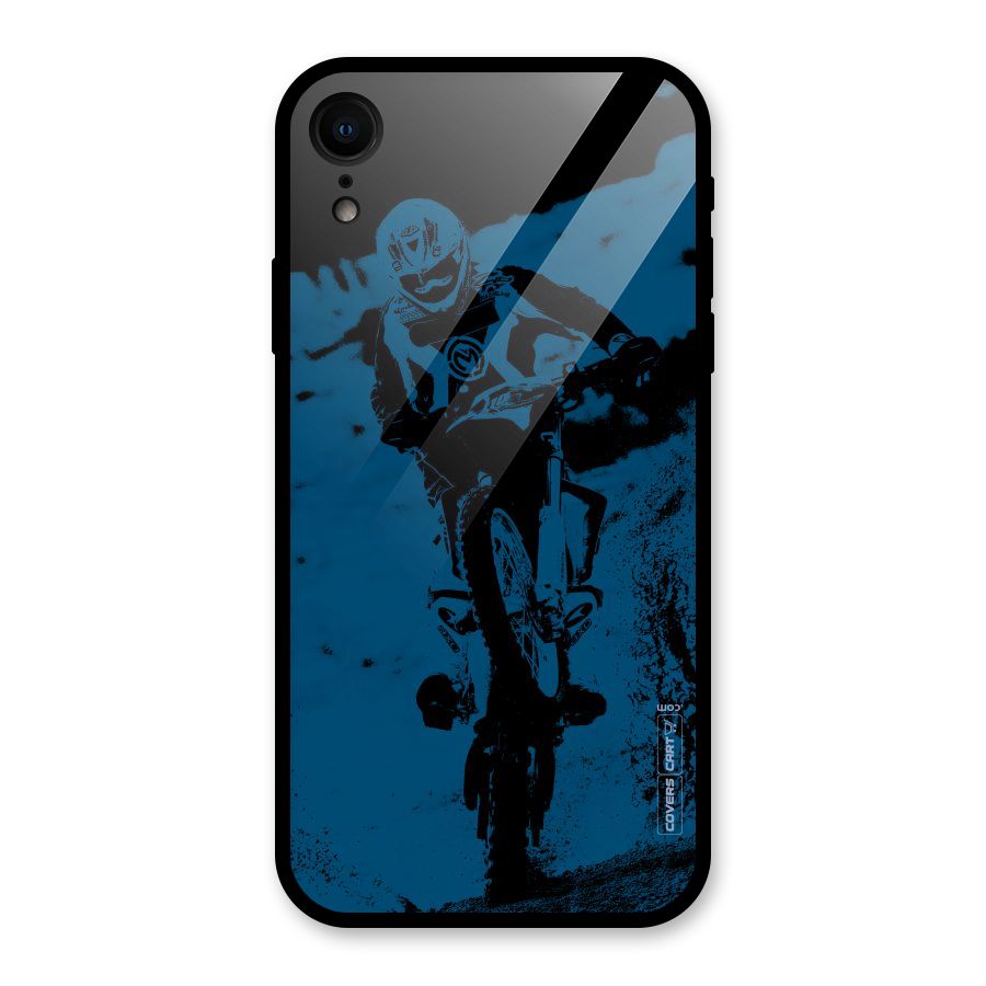 Moto Combat Glass Back Case for iPhone XR