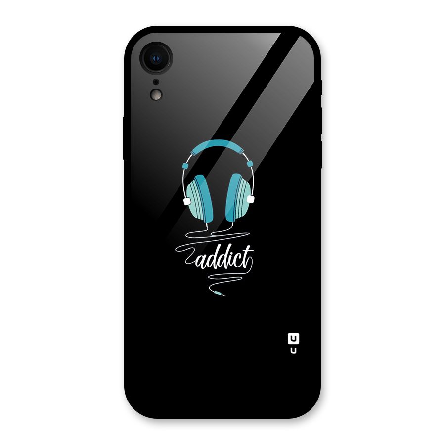 Music Addict Glass Back Case for iPhone XR