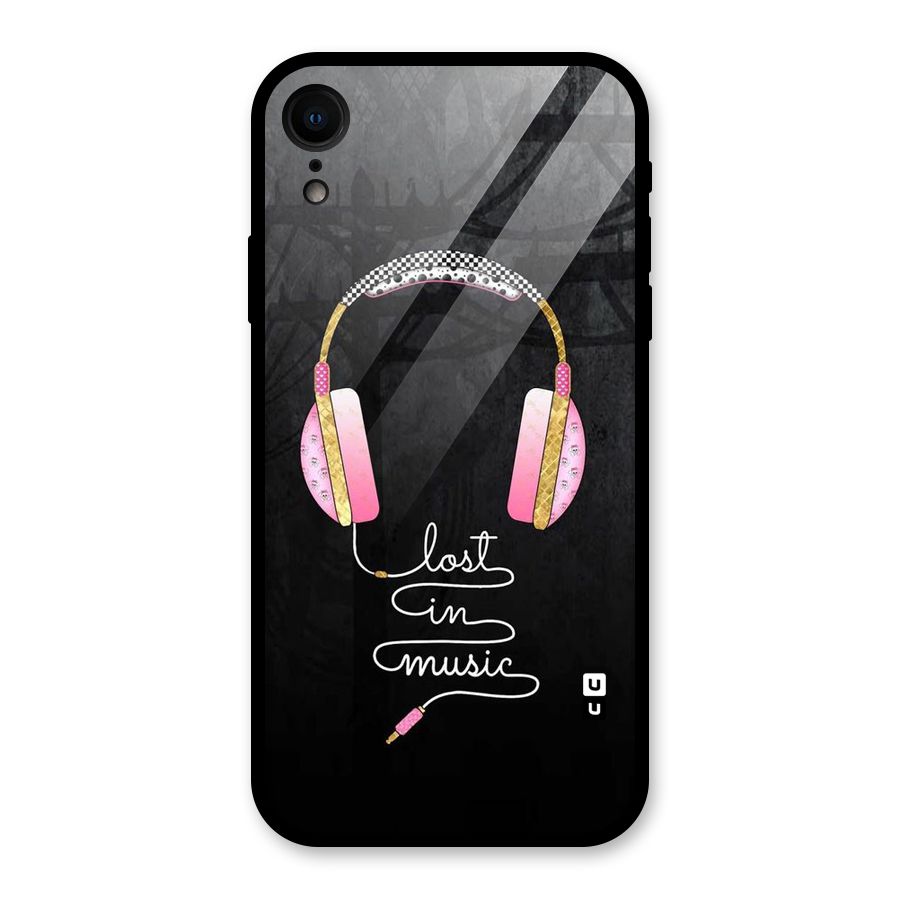 Music Lost Glass Back Case for iPhone XR
