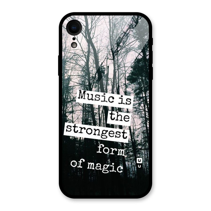 Music Magic Glass Back Case for iPhone XR