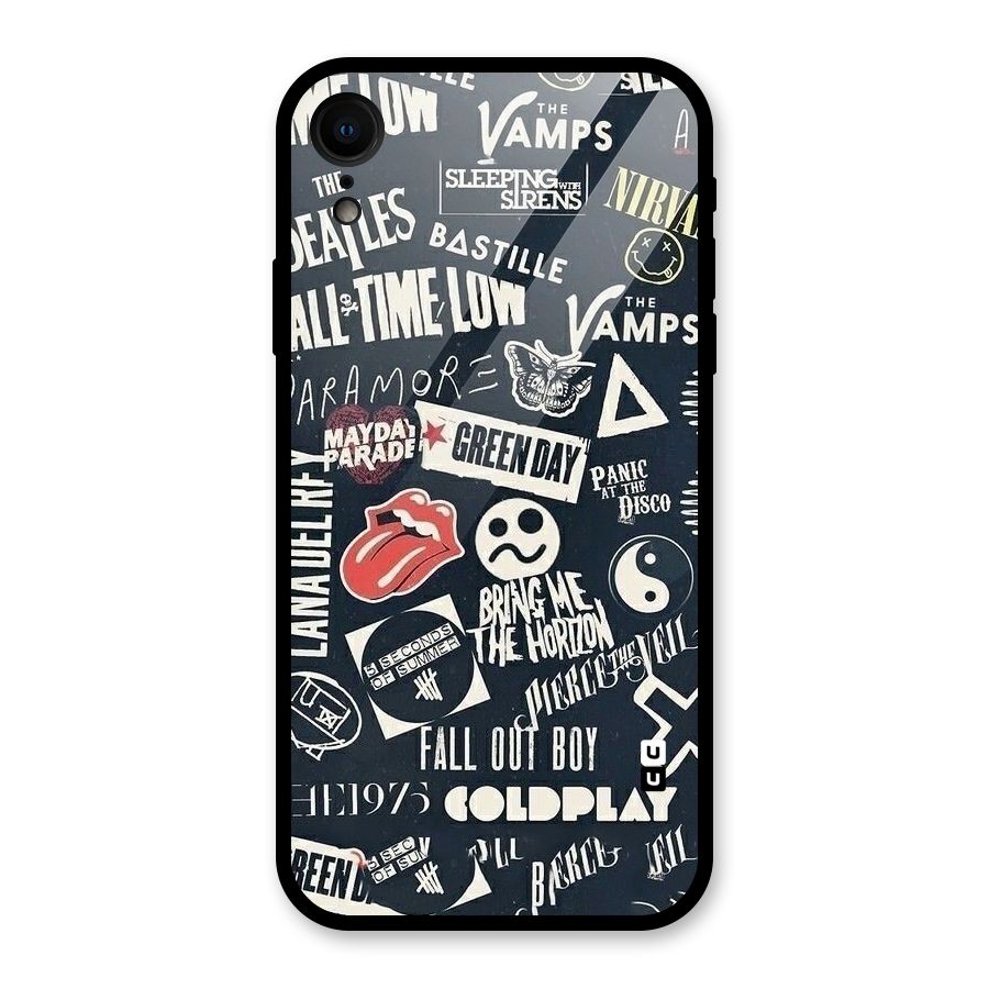 Music My Paradise Glass Back Case for iPhone XR