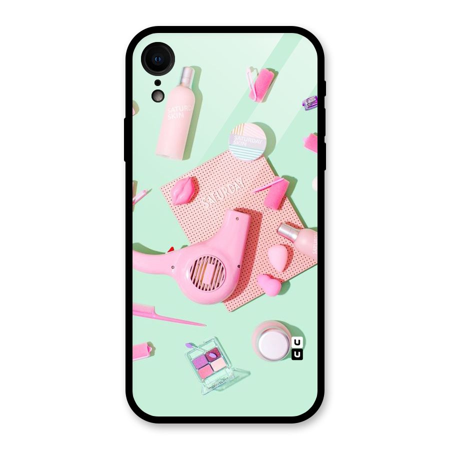 Night Out Slay Glass Back Case for iPhone XR