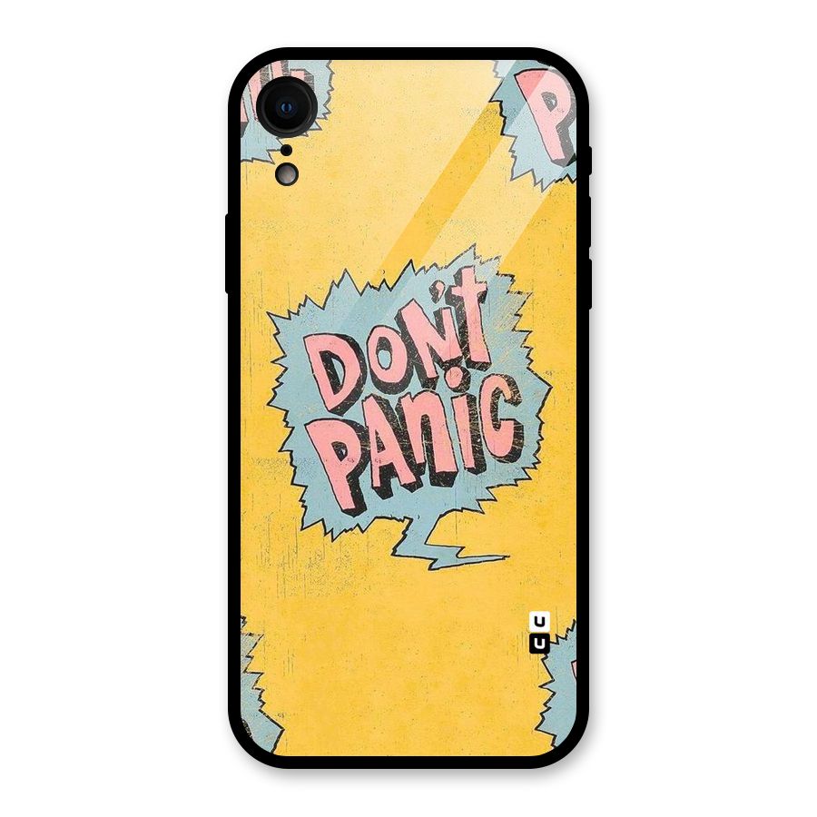 No Panic Glass Back Case for iPhone XR