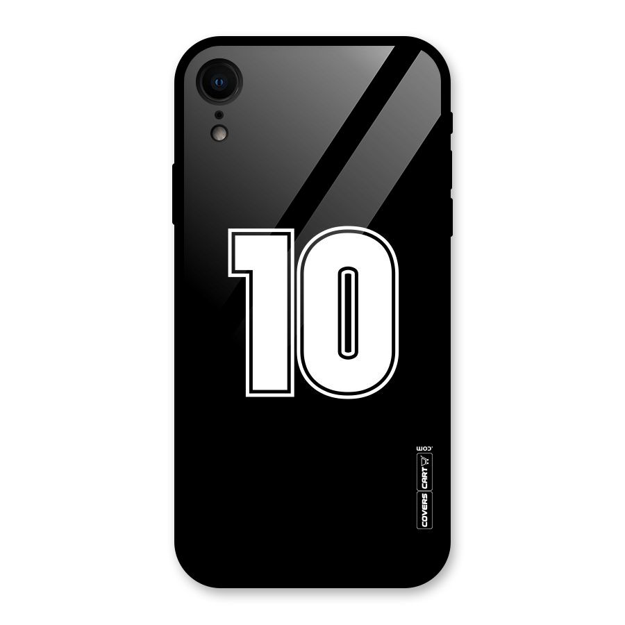 Number 10 Glass Back Case for iPhone XR
