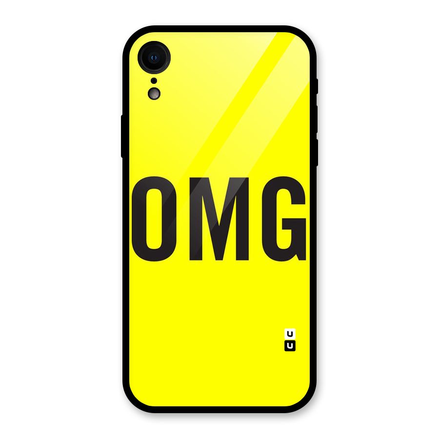 Oh My God Glass Back Case for iPhone XR