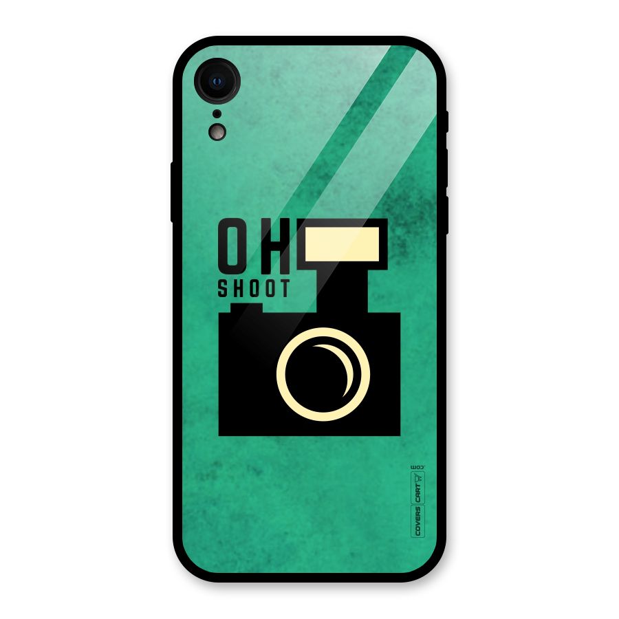 Oh Shoot Glass Back Case for iPhone XR