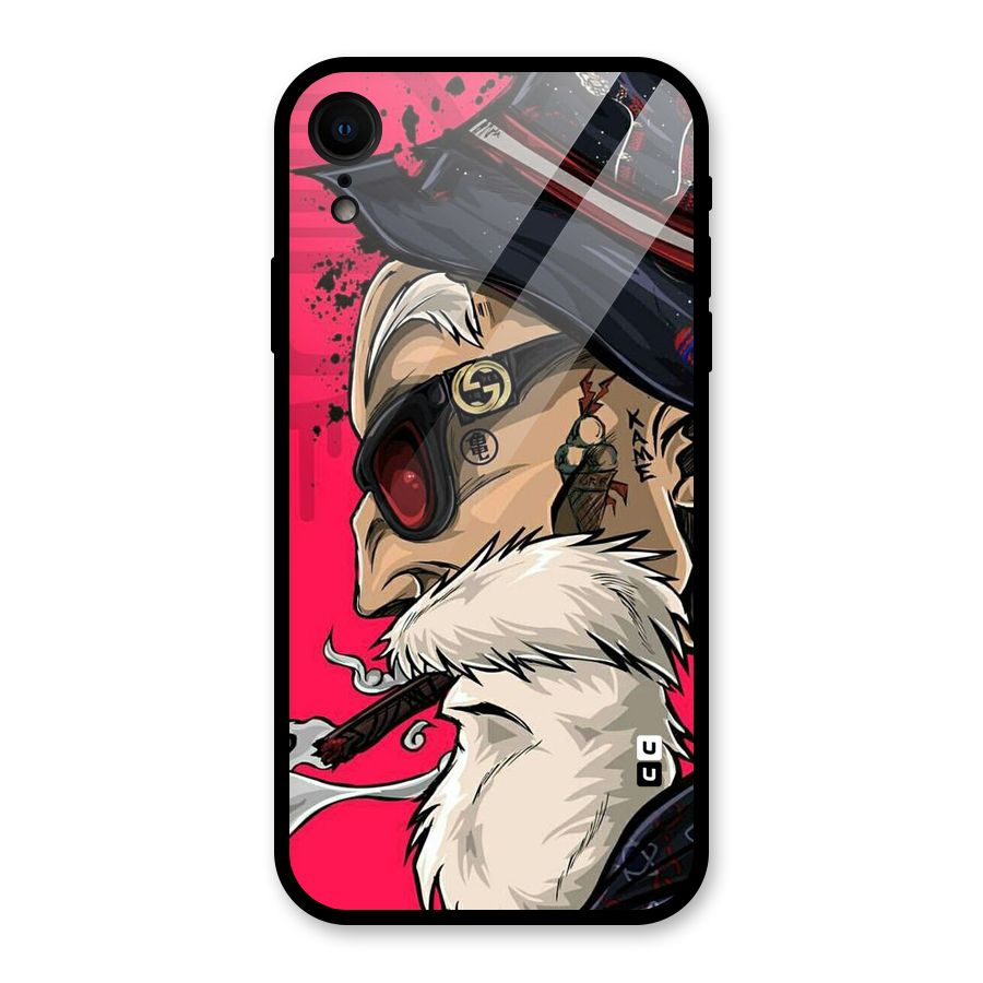 Old Man Swag Glass Back Case for iPhone XR