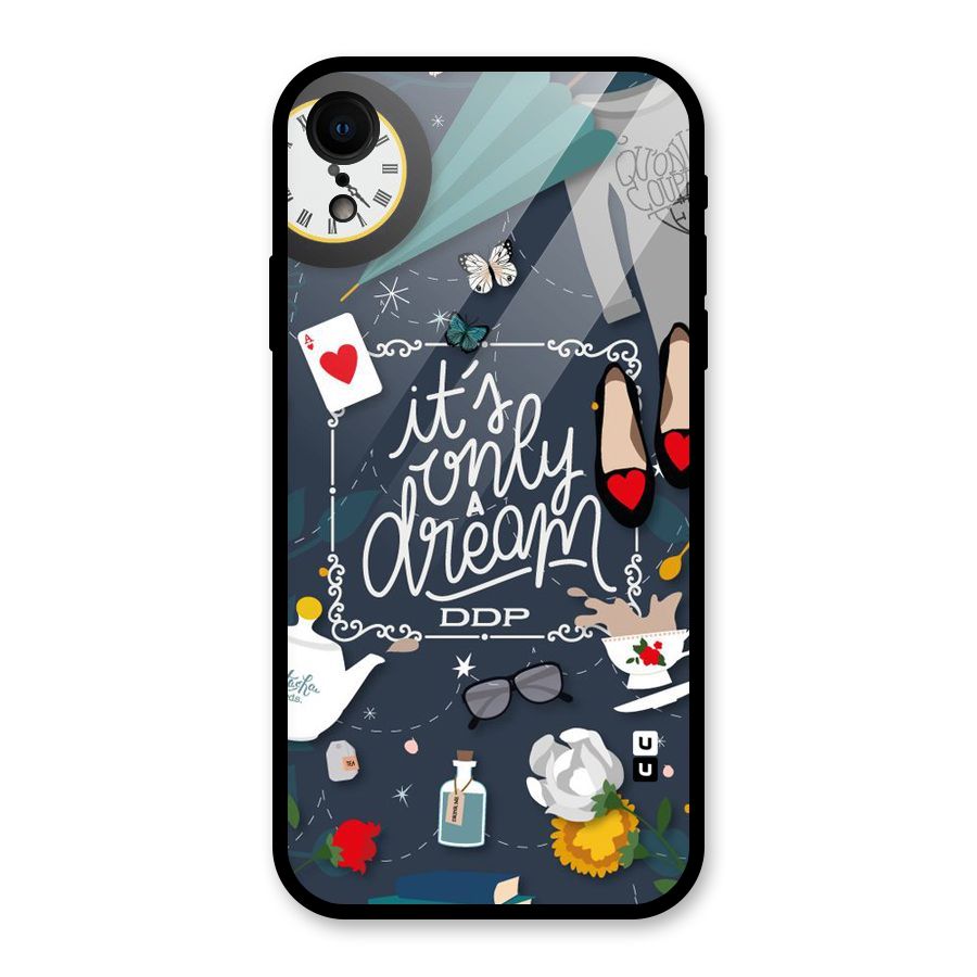 Only A Dream Glass Back Case for iPhone XR