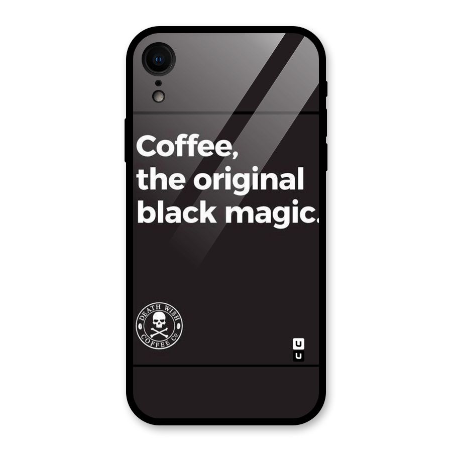 Original Black Magic Glass Back Case for iPhone XR