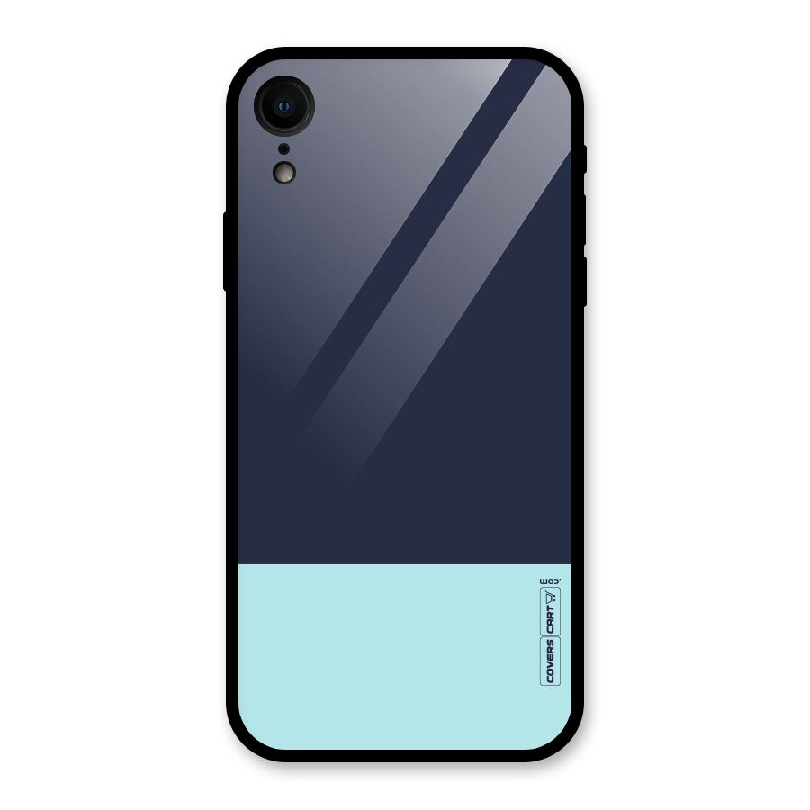 Pastel Blues Glass Back Case for iPhone XR