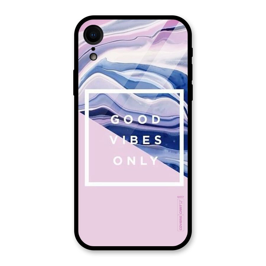 Pastel Color Vibes Glass Back Case for iPhone XR