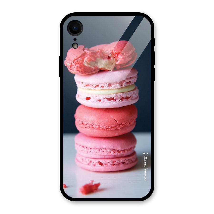 Pastel Macroons Glass Back Case for iPhone XR