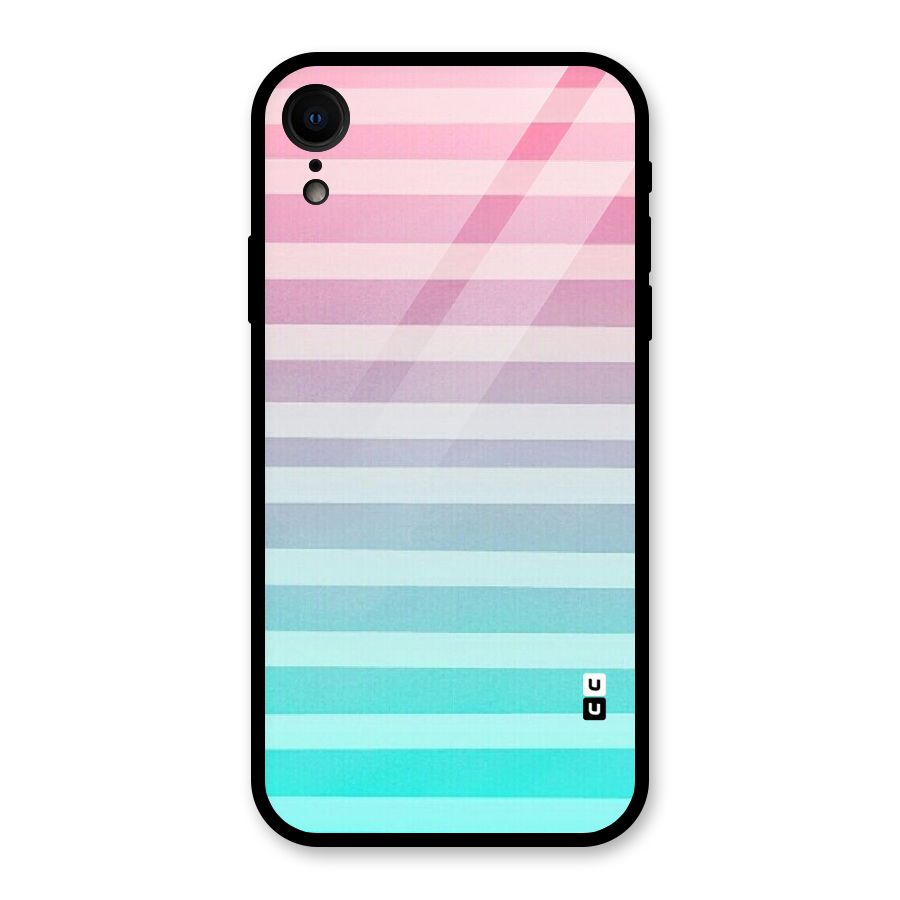 Pastel Ombre Glass Back Case for iPhone XR