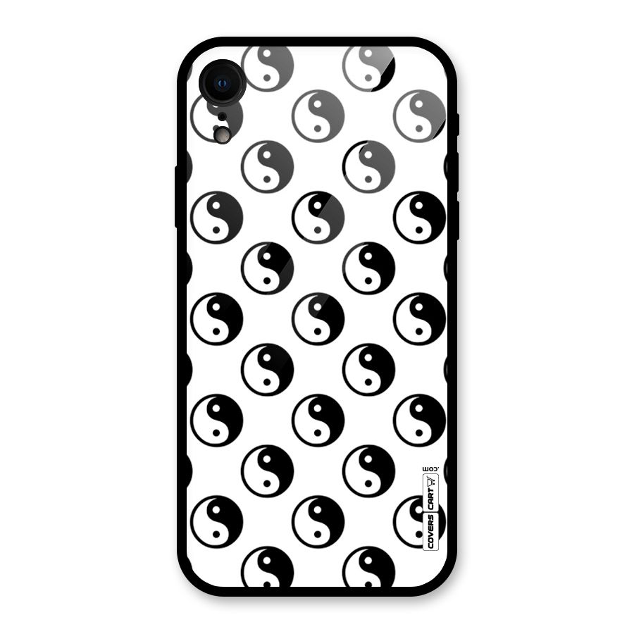 Peace Balls Glass Back Case for iPhone XR