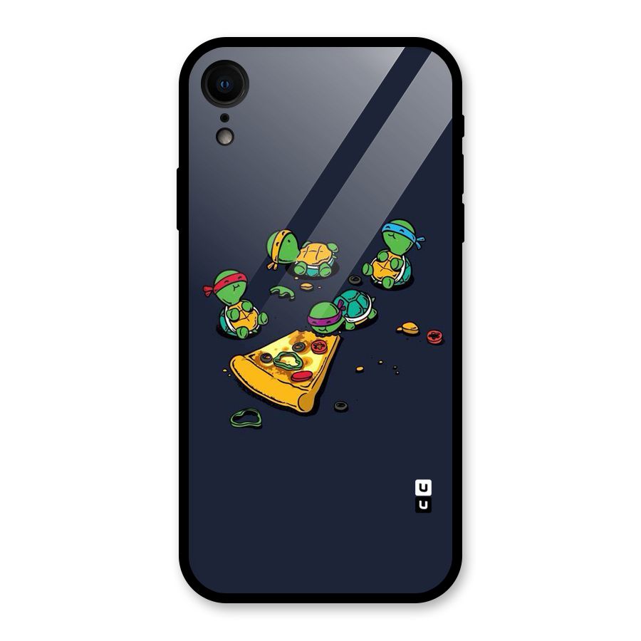 Pizza Overload Glass Back Case for iPhone XR