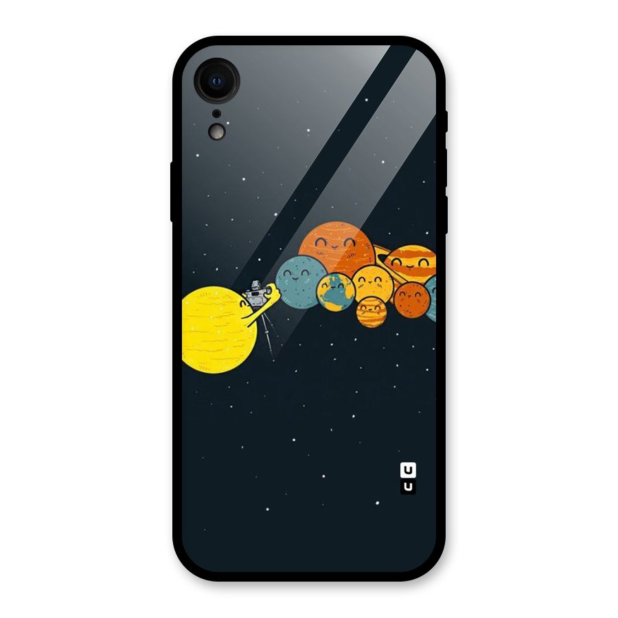 Planet Family Glass Back Case for iPhone XR