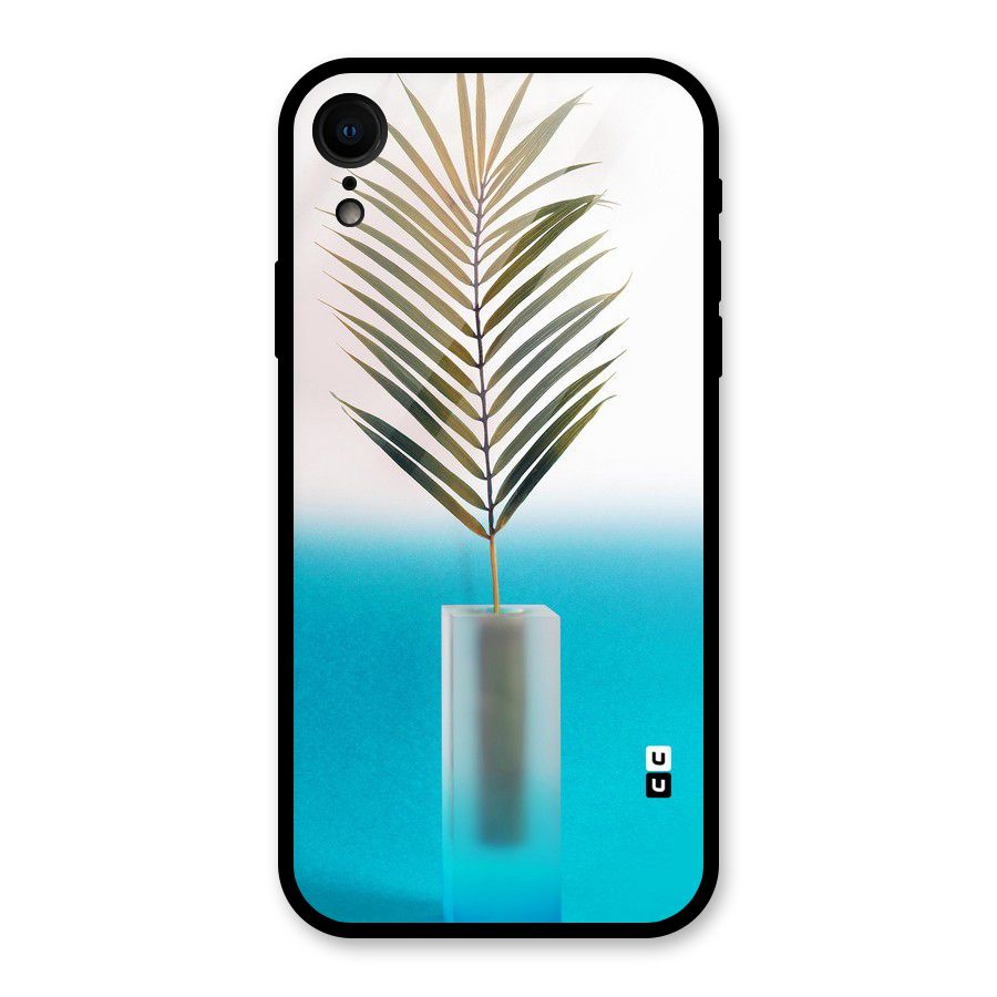 Plant Home Art Glass Back Case for iPhone XR
