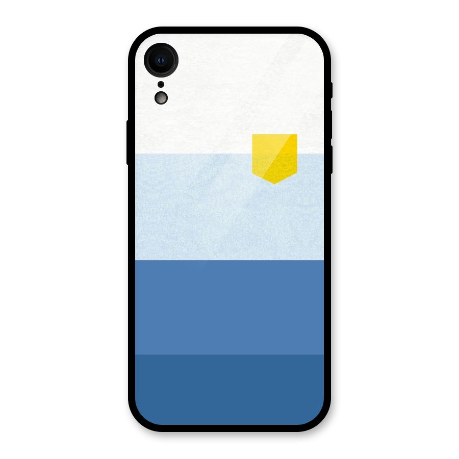 Pocket Stripes. Glass Back Case for iPhone XR