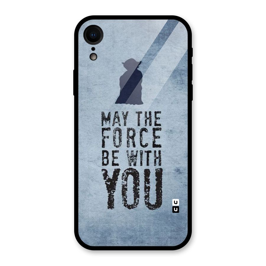 Power With You Glass Back Case for iPhone XR