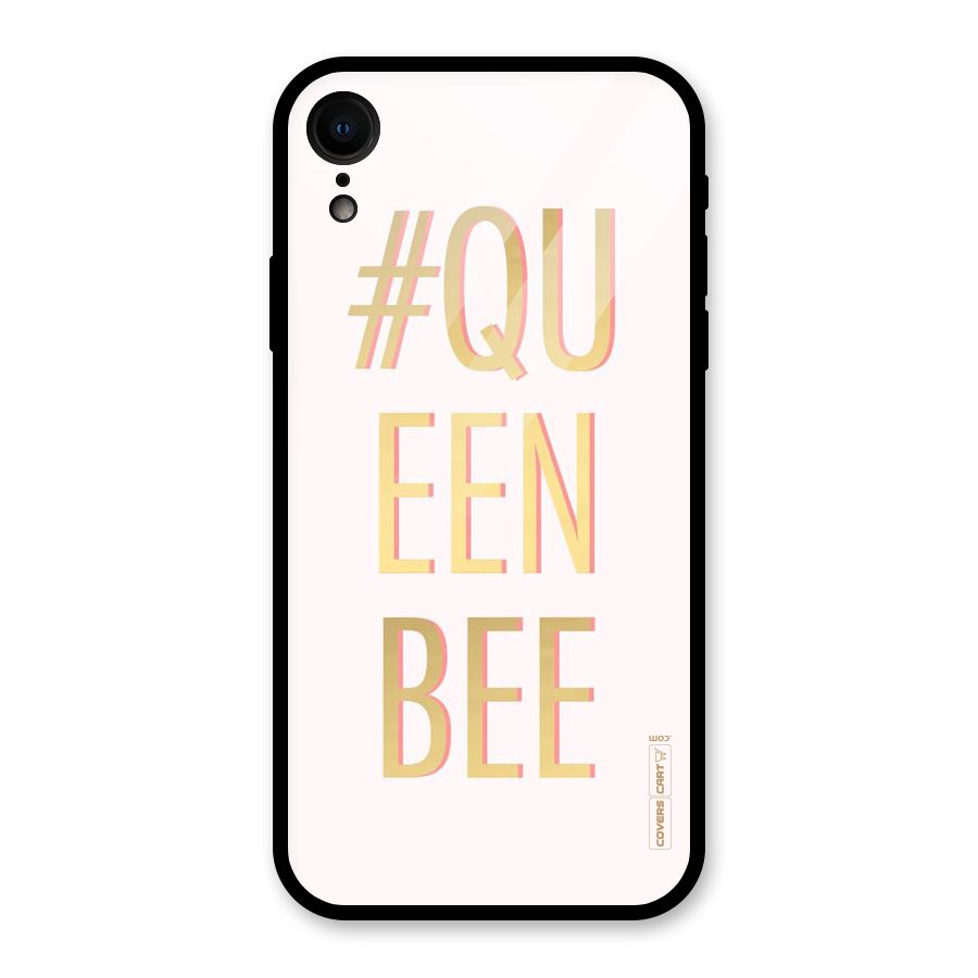 Queen Bee Glass Back Case for iPhone XR