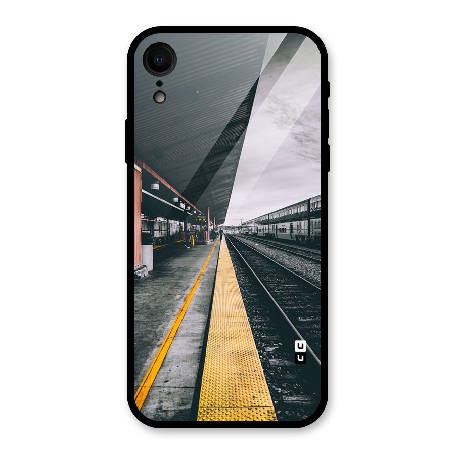 Railway Track Glass Back Case for iPhone XR