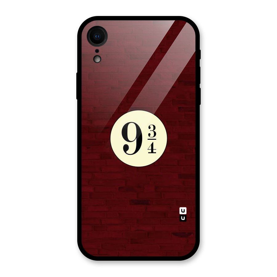 Red Wall Express Glass Back Case for iPhone XR