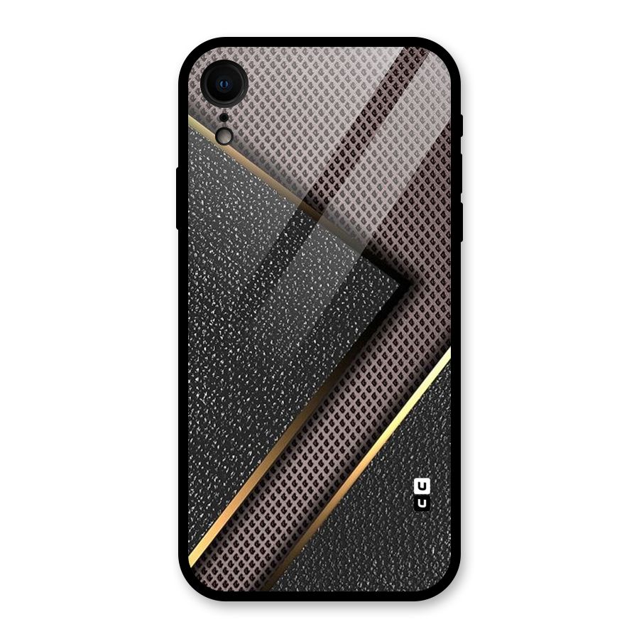 Rugged Polka Design Glass Back Case for iPhone XR
