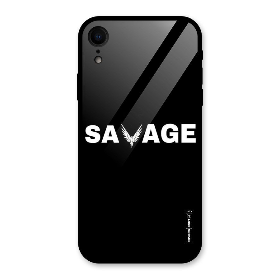 Savage Glass Back Case for iPhone XR